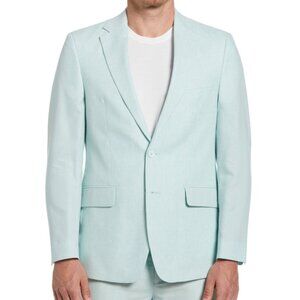 2 piece Perry Ellis Suit light green